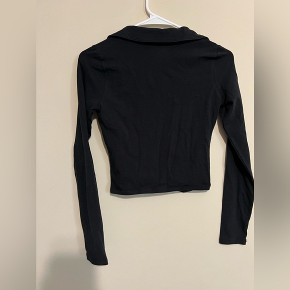 hollister navy/black long sleeve shirt - Picture 2 of 3